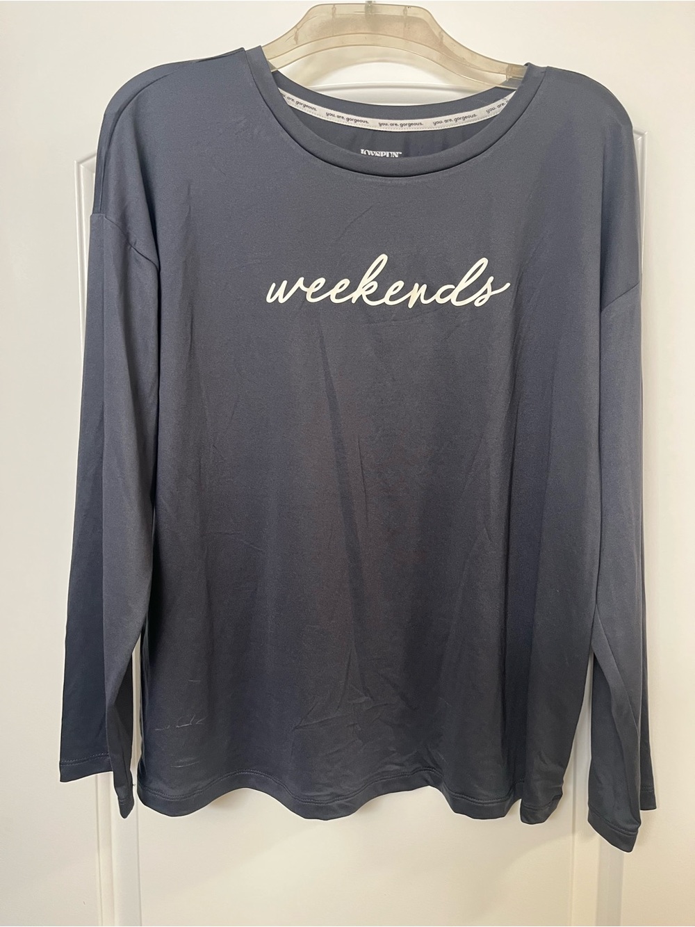 Joyspun Dreamy‎ Soft Collection long-sleeve sleep top Size 8-10